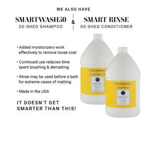SmartWash50 and Smart Rinse De-Shed Conditioner.